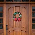 8-Bit LED Holiday Wreath