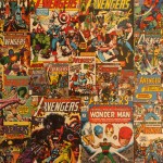 Comic Collage Art Gallery Wrap Canvas