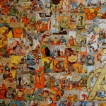 Comic Collage Art Gallery Wrap Canvas_1