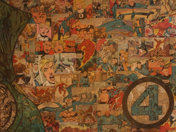 Comic Collage Art Gallery Wrap Canvas_3