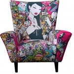 Tokidoki Limited Edition ‘Singapore’ Wing Chair