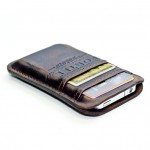 Aged Leather Pocket for iPhone 4