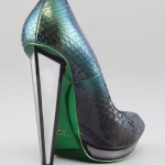 Yves Saint Laurent Snakeskin Mirror-Heeled Pump_2